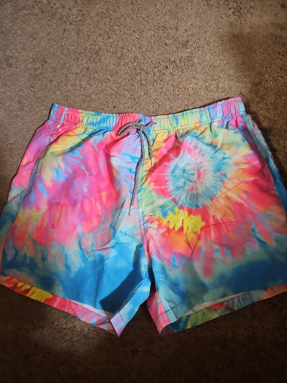 Boardies Apparel Mens Size XL Tie Dye Lined Swim Trunks Shorts
